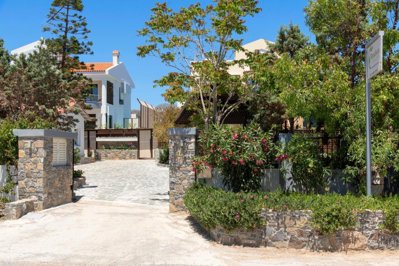 Paradisos Luxury Villas Next To Beach Koutsourás Esterno foto