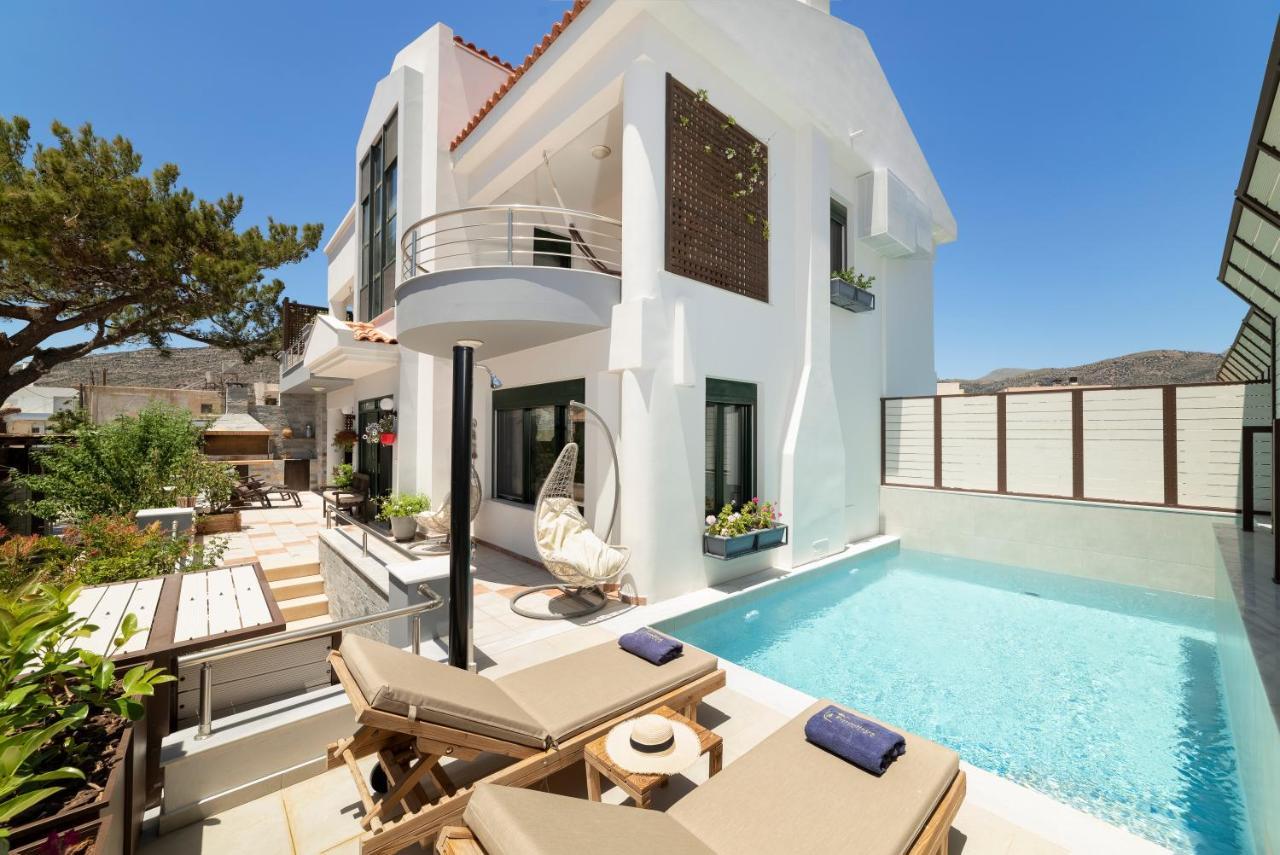 Paradisos Luxury Villas Next To Beach Koutsourás Esterno foto