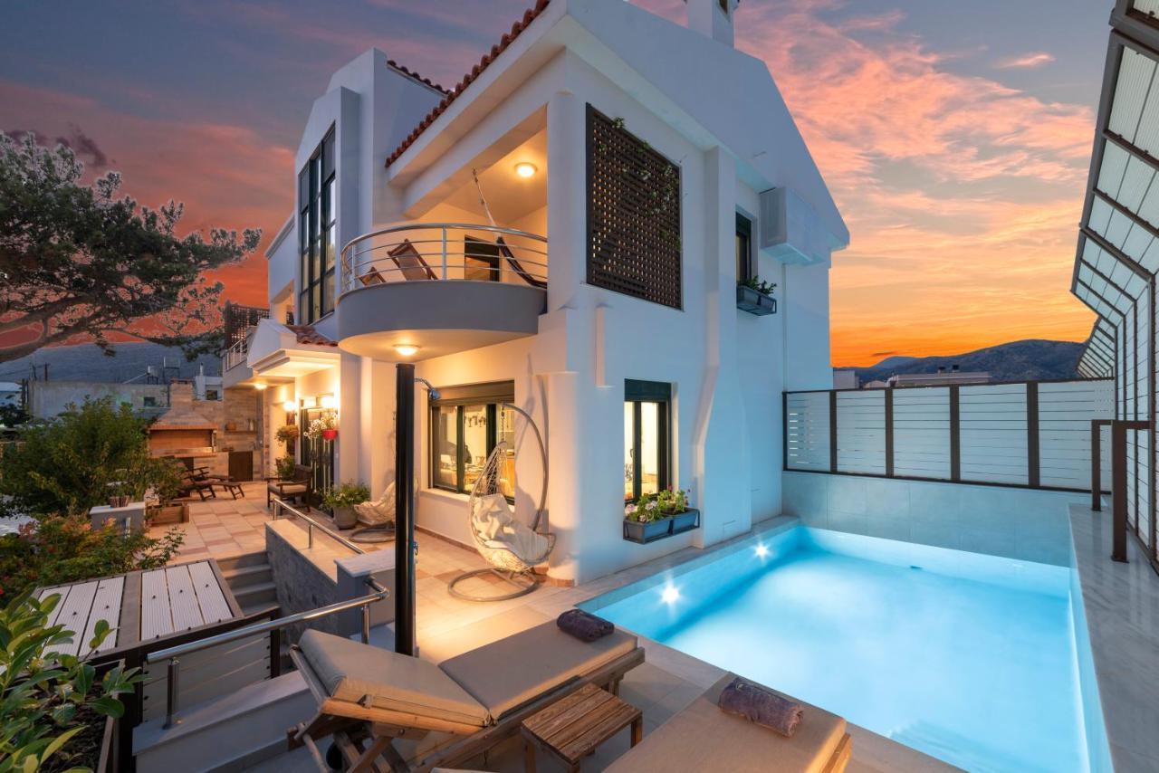 Paradisos Luxury Villas Next To Beach Koutsourás Esterno foto