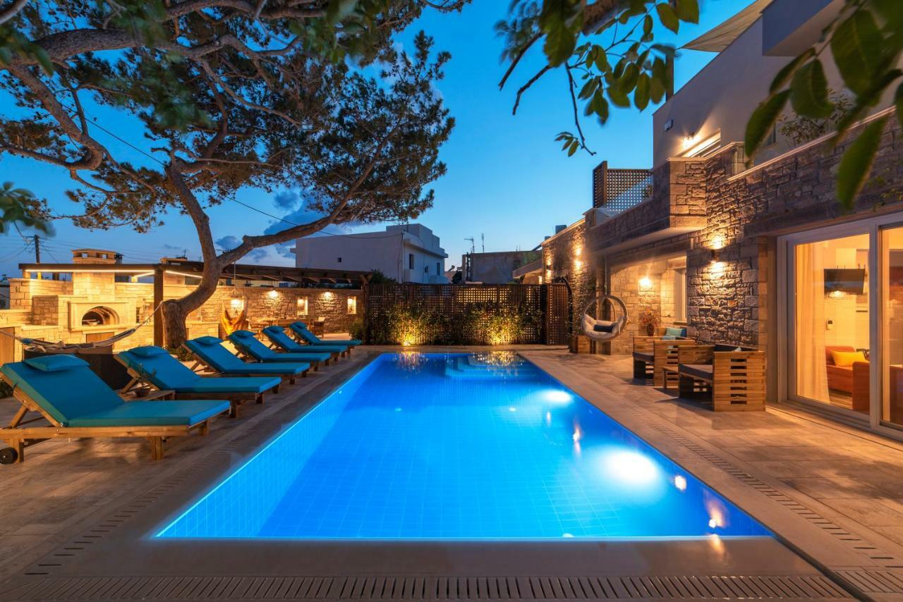 Paradisos Luxury Villas Next To Beach Koutsourás Esterno foto