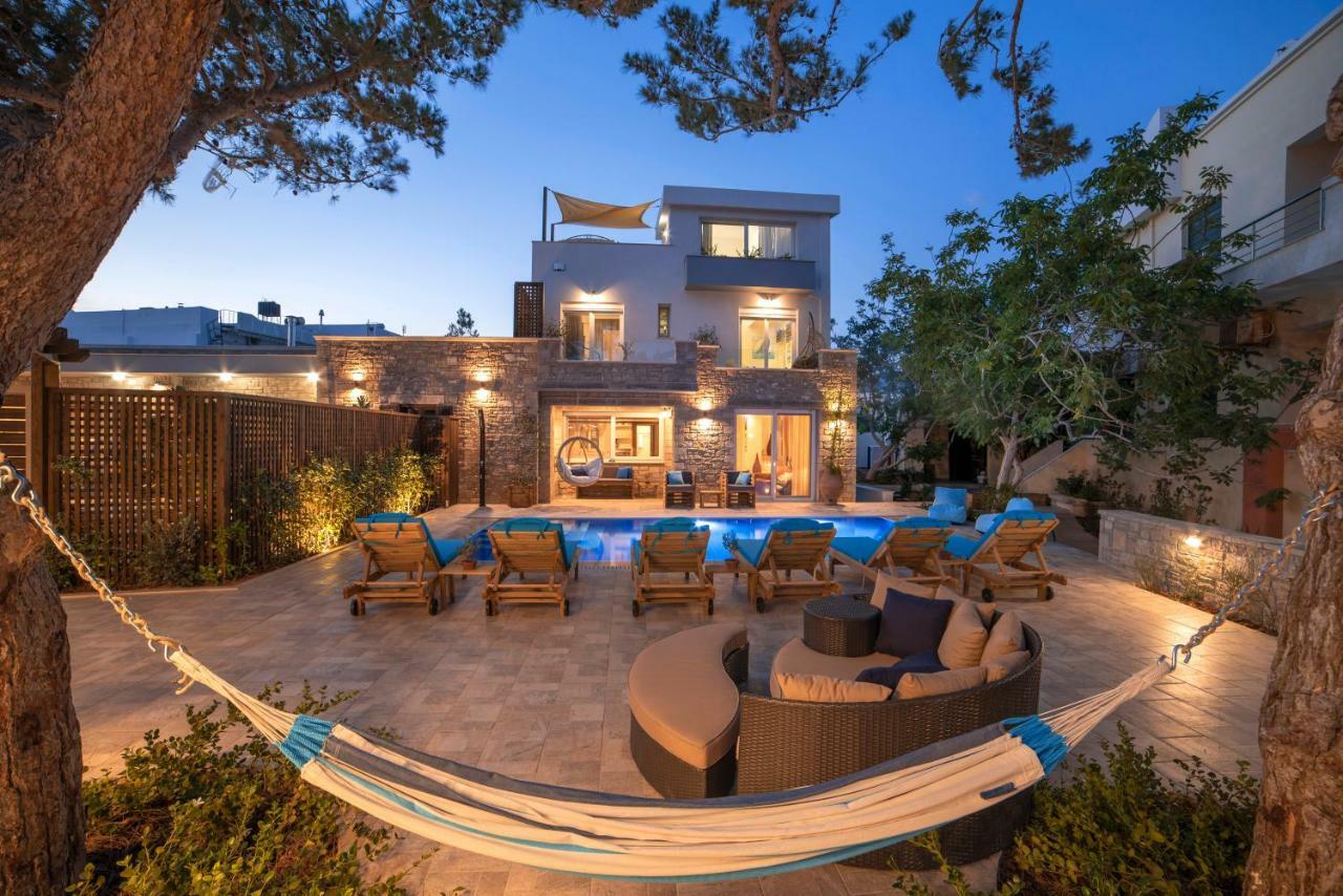 Paradisos Luxury Villas Next To Beach Koutsourás Esterno foto